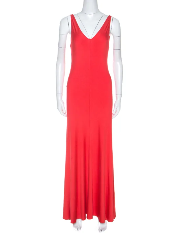 Jersey Sleeveless Maxi Dress