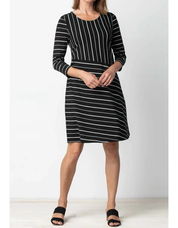 Savannah Stripe Swing Dress