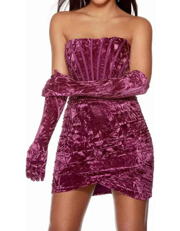 Opera Gloves Corset Dress