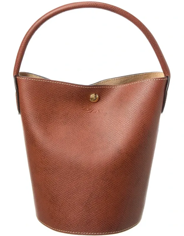 Épure Small Leather Bucket Bag