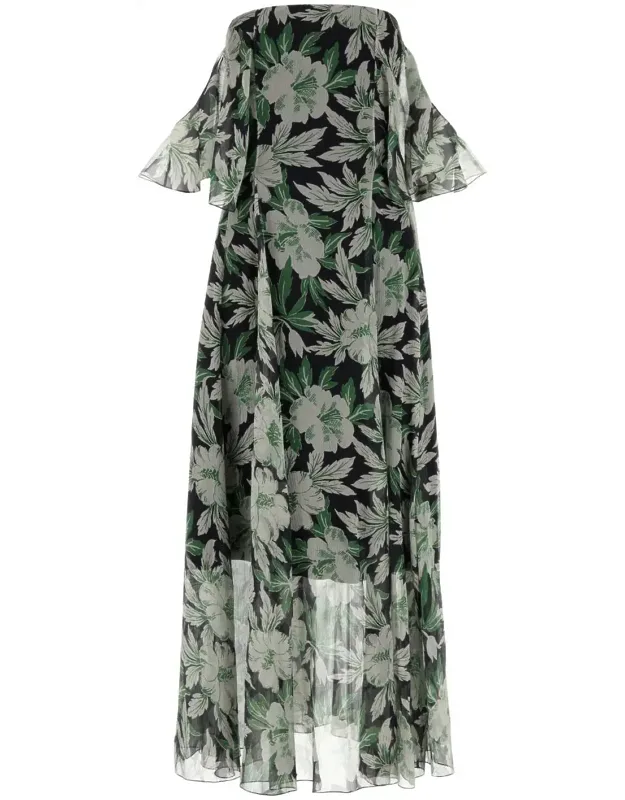Printed Silk Dress