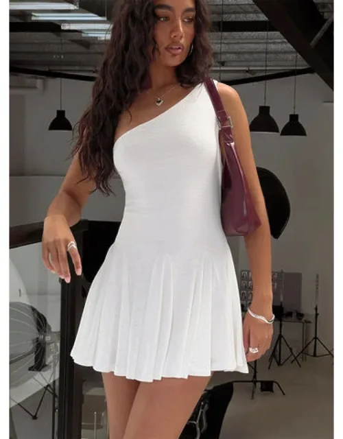 Writing Vows One Shoulder Mini Dress