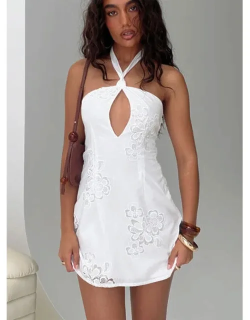 Since Way Back Halter Mini Dress