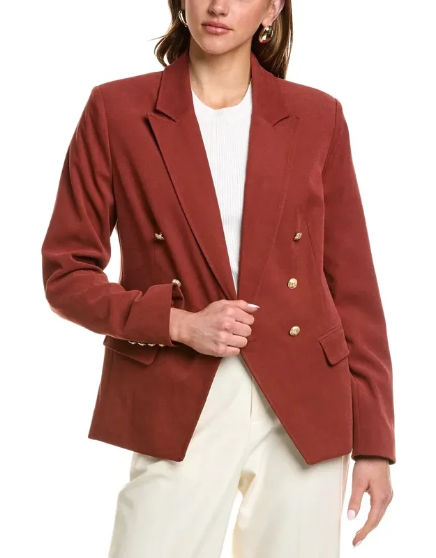 Imogen Blazer With Double-breasted Design And Front Pockets