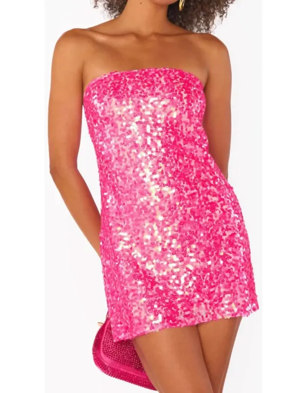 On My Way Strapless Mini Dress