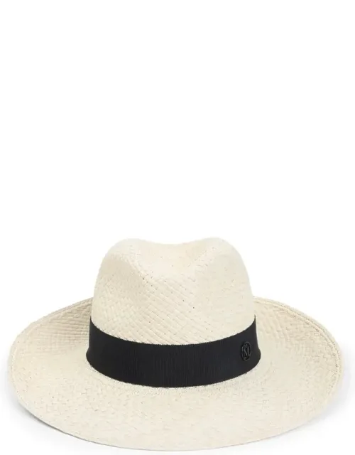 Brisa Hat With Wide Brim And Contrasting Strap