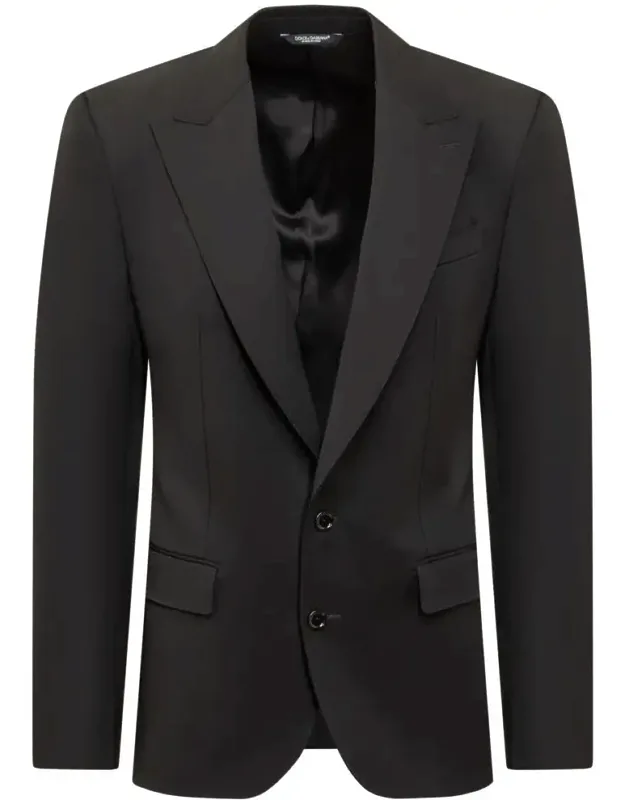 Single-breasted Blazer With Long Sleeves And V-neck