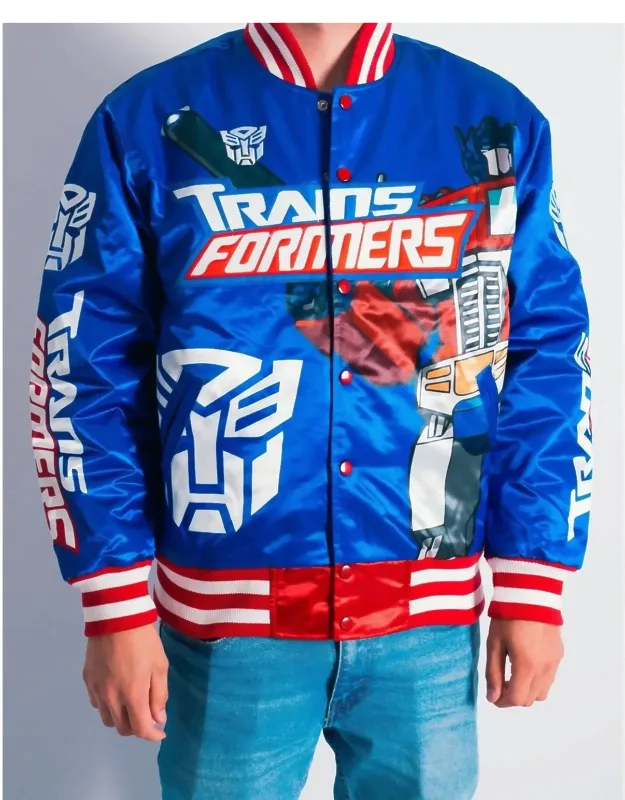 Optimus-prime Transformers Satin Jacket