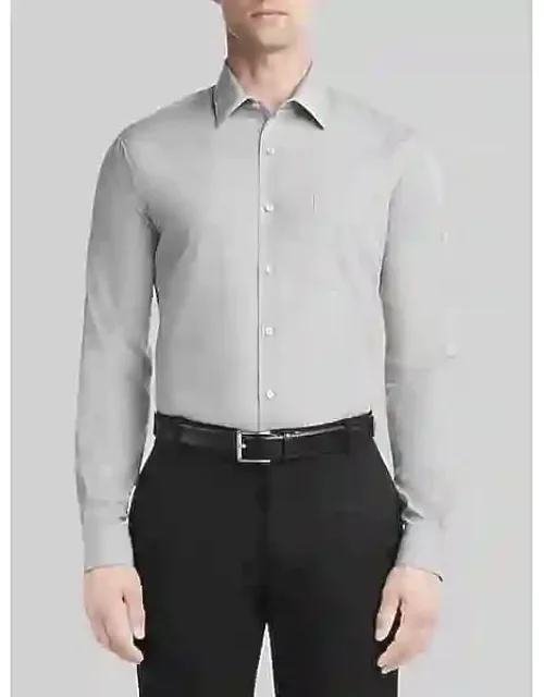 Athletic Fit Solid Poplin Dress Shirt