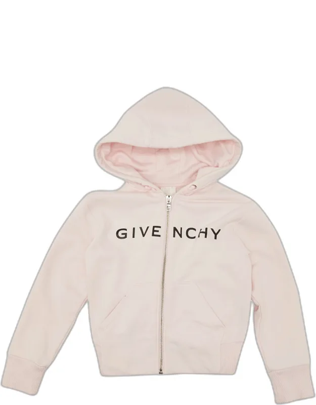 Logo Print Cotton Zip-up Hooded Jacket