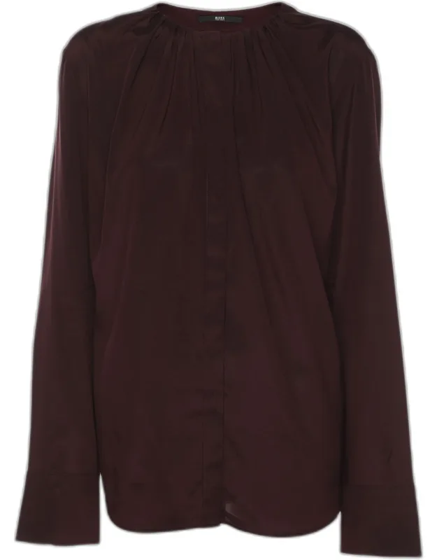 Satin Long Sleeve Shirt