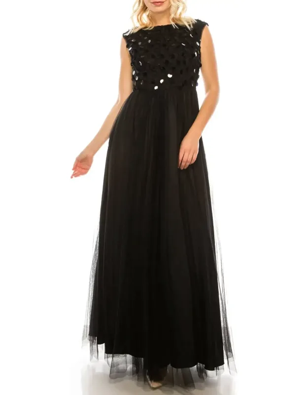Embellished Evening Dress