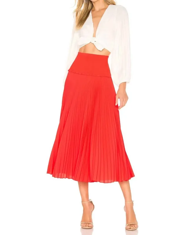 Fire Midi Skirt
