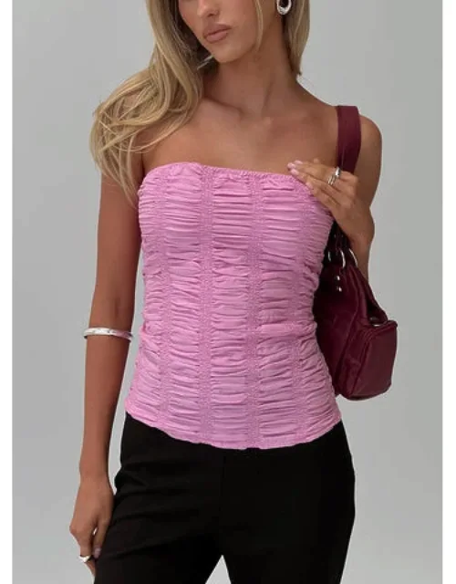 Star Quality Strapless Ruched Top