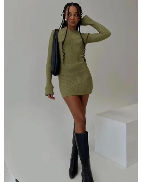 Osment Long Sleeve Knit Mini Dress