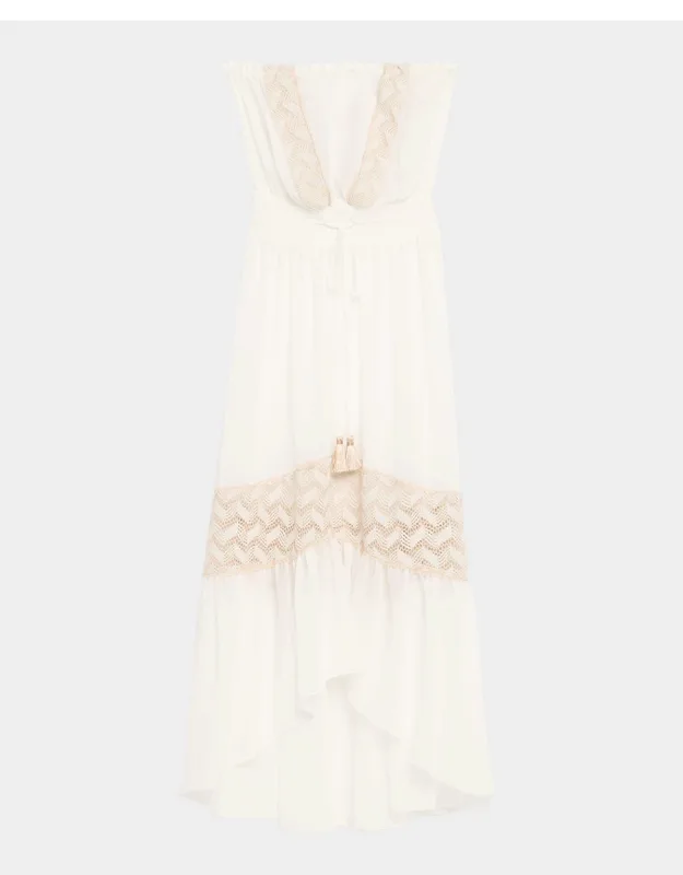 Strapless Midi Dress