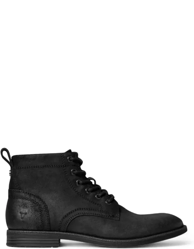 Sebastian - Lace Up Leather Desert Boots