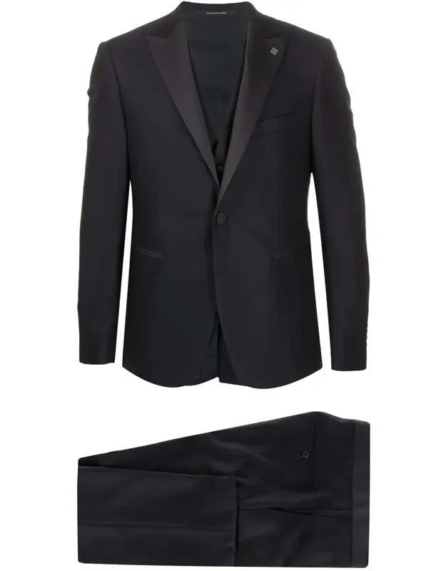 Tagliatore Three-piece Suit In Virgin Wool