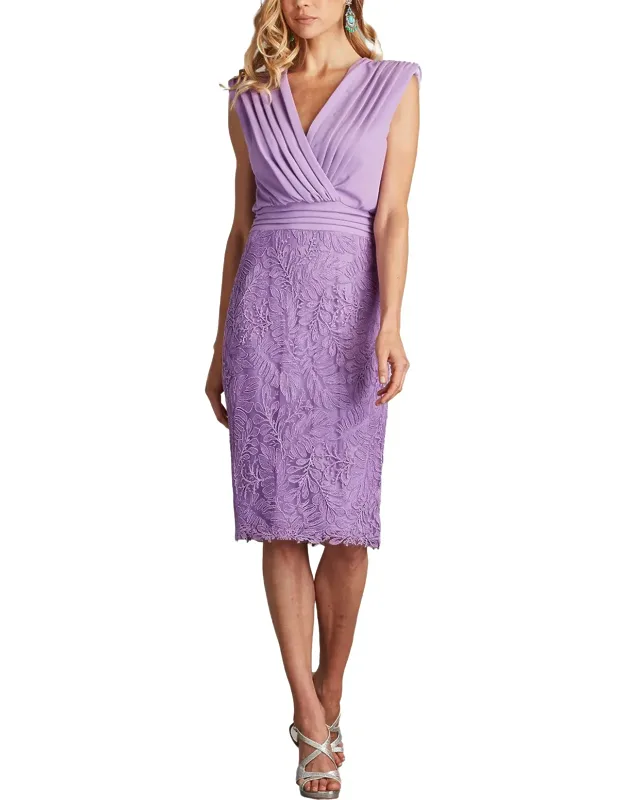 Embroidered Blouson Dress