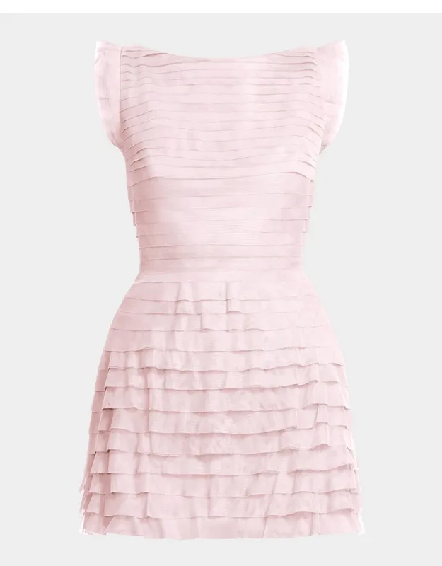 Tiered Tulle Mini Dress