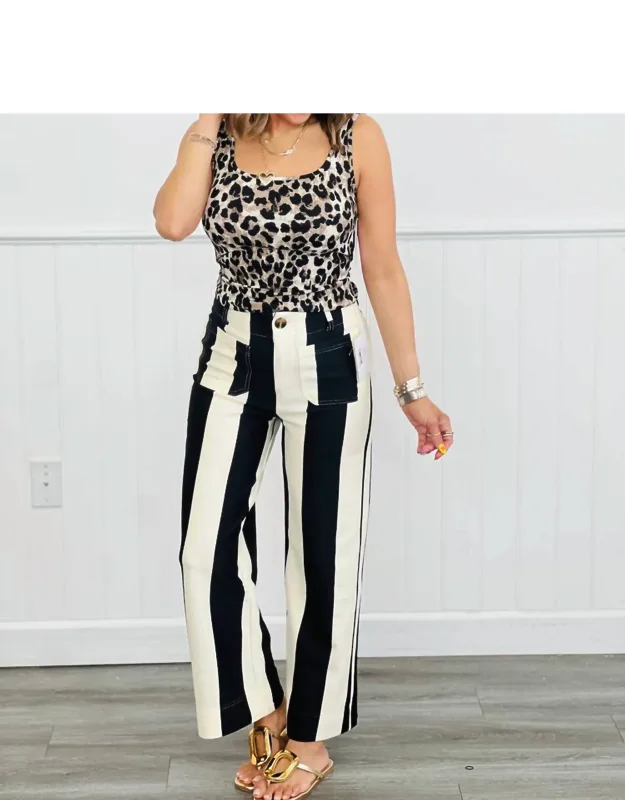 Leopard Ribbed Square Neck Tank Top