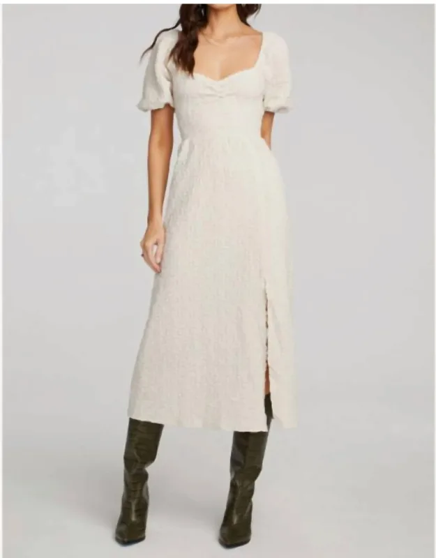 Short Sleeve Midi Dress With Slides Or Mules
