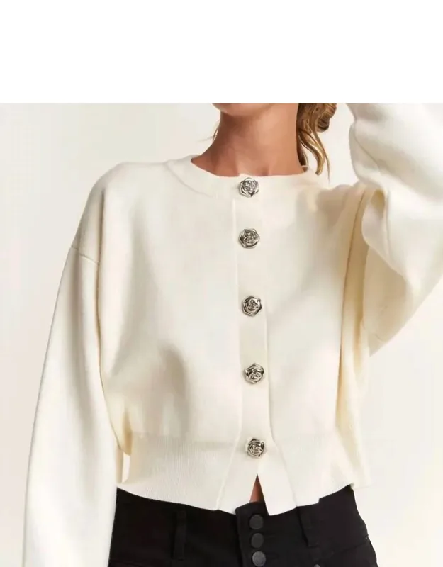 Long Sleeve Button Cardigan