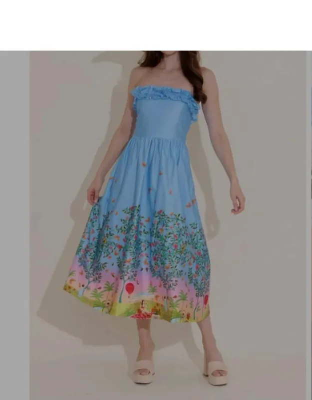 Cathrine Dress - Versatile Strapless Design