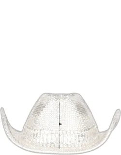 Crystal Cowboy Hat Clutch Bag