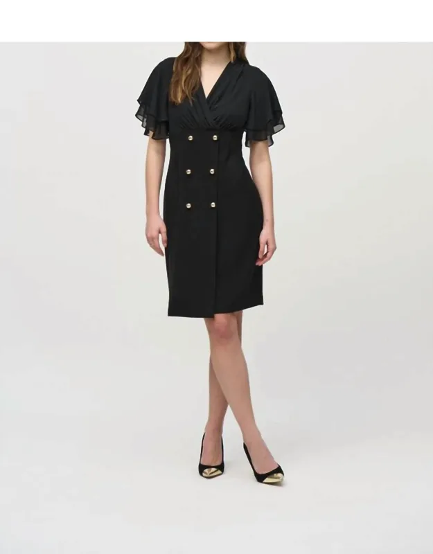 Knee-length A-line Dress