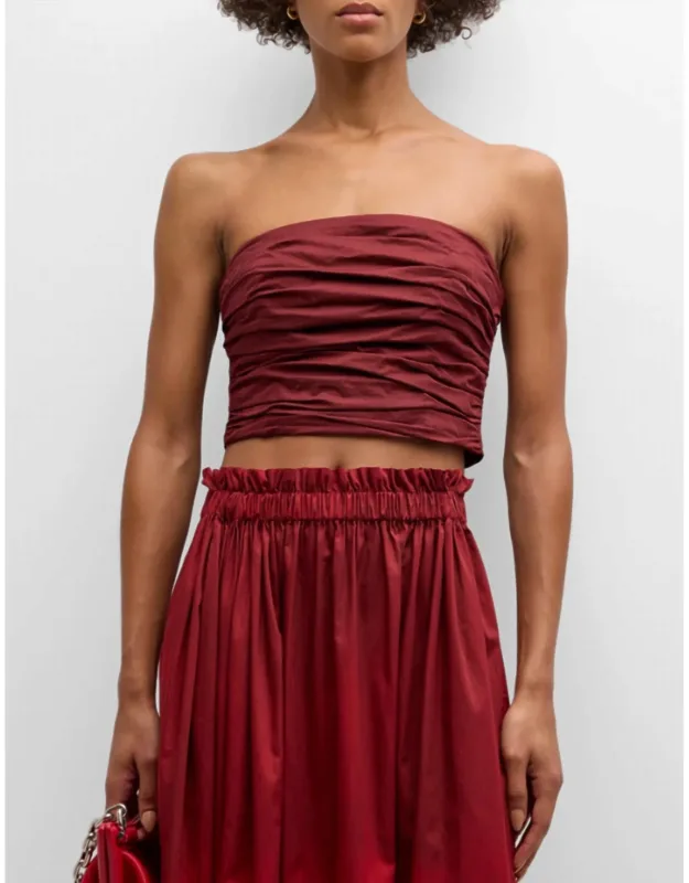 Gathered Tube Top