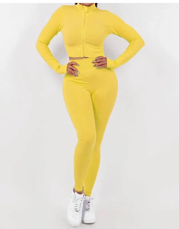 Long Sleeve Top And Pants Lounging Set
