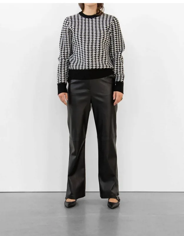Houndstooth Pullover
