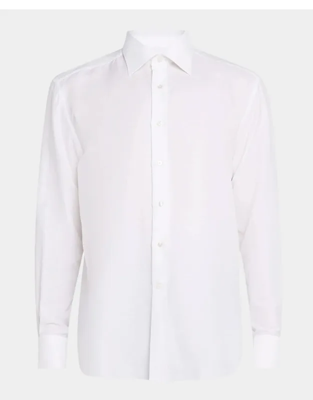 Cotton-linen Dress Shirt