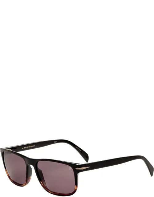 57mm Black Horn Sunglasses