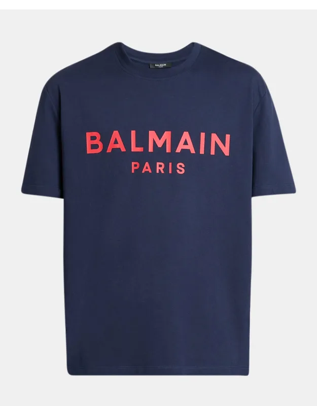 Cotton Logo Crewneck T-shirt