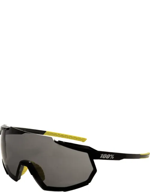 Racetrap 3.0 Gloss Black Sunglasses - Shield Frame, Smoke Lens