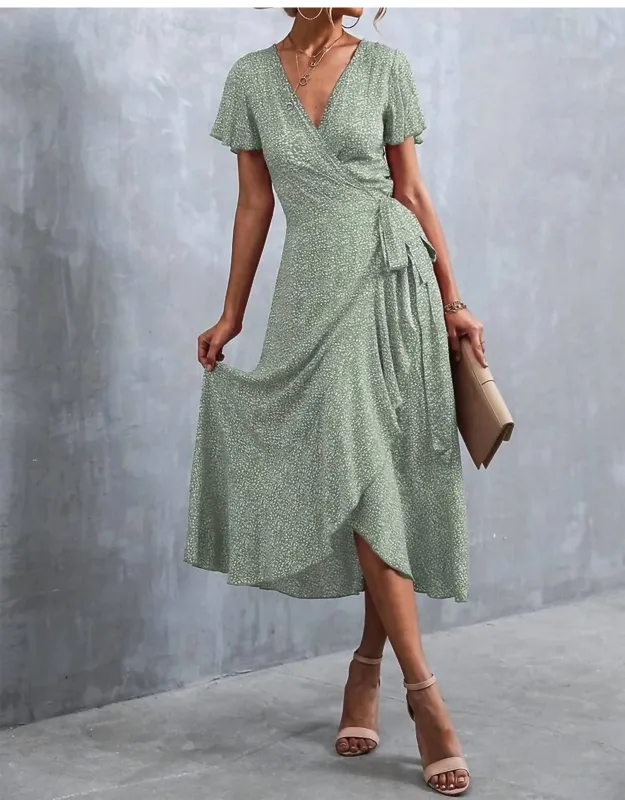 Midi Wrap Dress