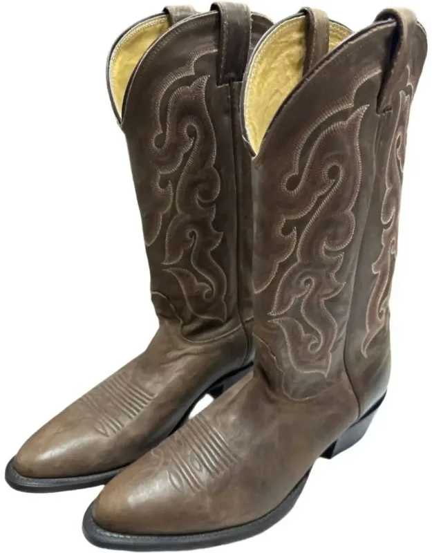 Almond Toe Western Cowboy Boots