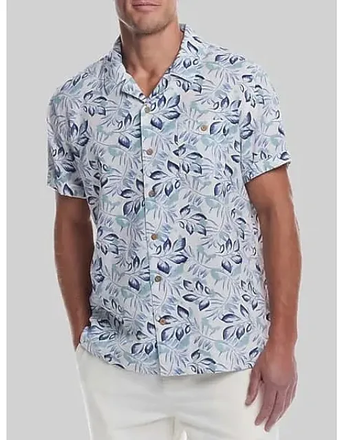 Modern Fit 4-way Diamond Medallion Button Up Shirt