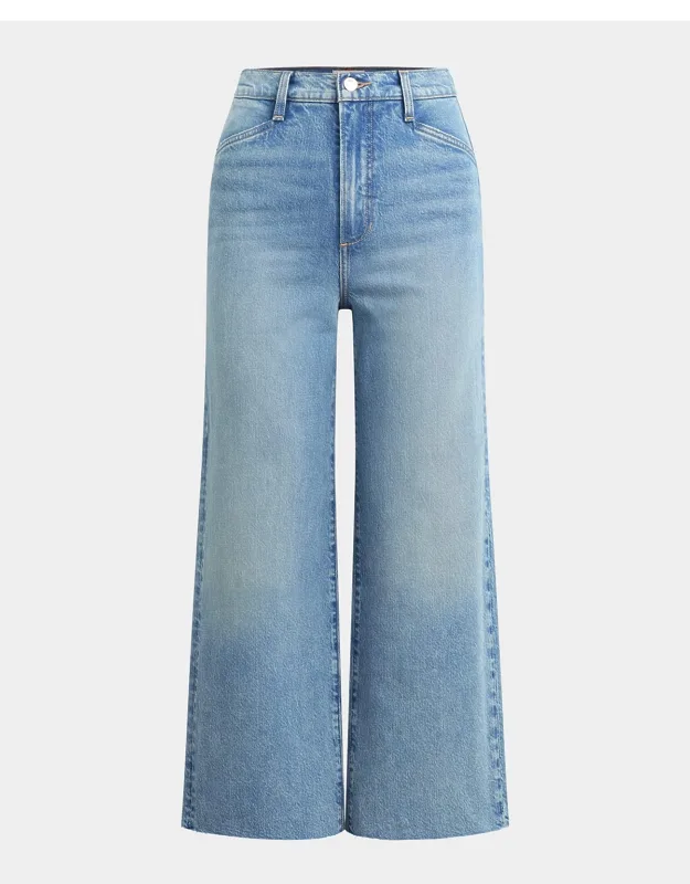 The Mischa Super High-rise Wide Cropped Jeans