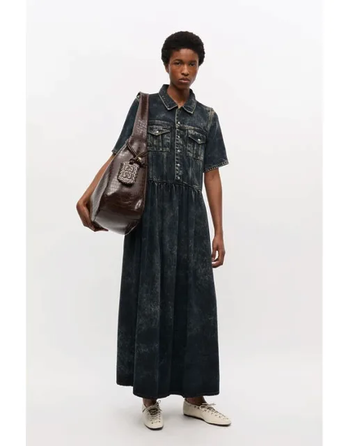 Croco Hobo Bag