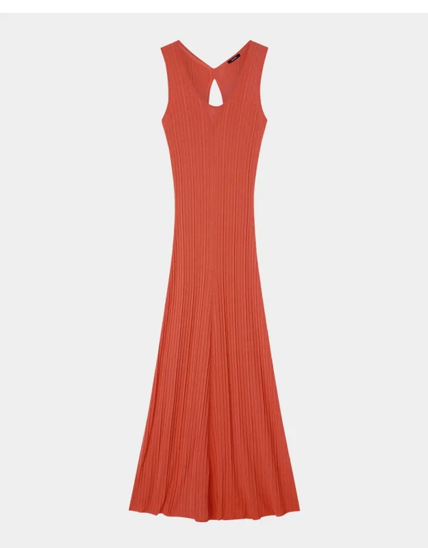 Cutout Racerback Maxi Dress