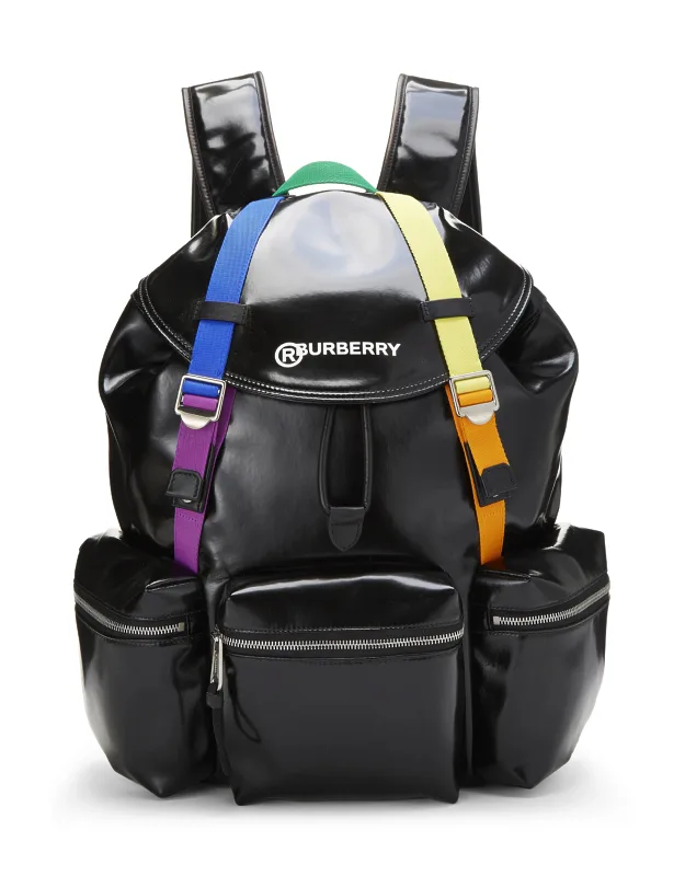 Coated Canvas Rainbow Backpack