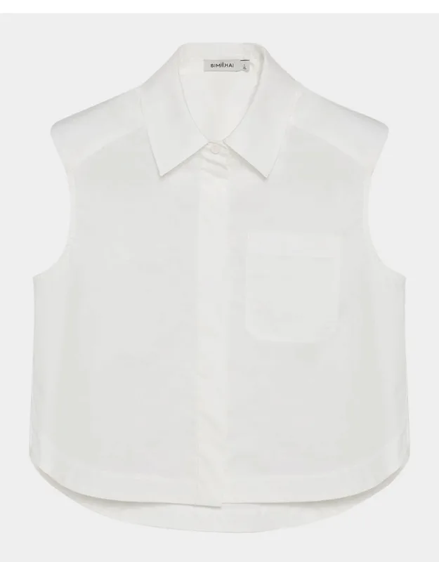 Cropped Cotton Shirt