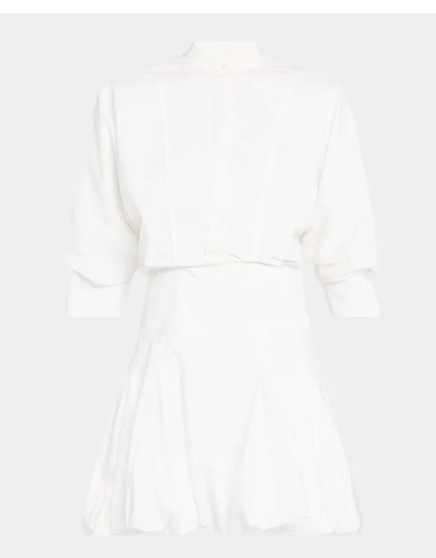 Effie Mini Dress With Bubble Hem And Aline Silhouette