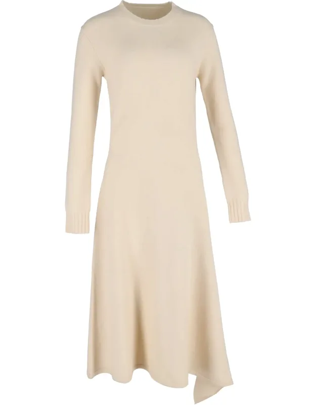 Knitted Long Sleeve Midi Dress