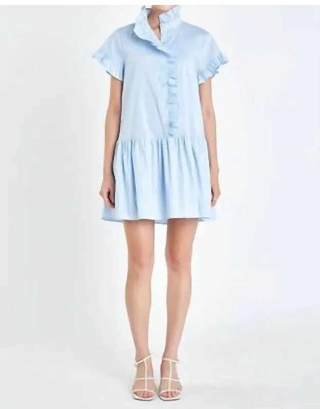 Ruffled Mini Dress