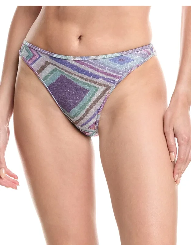 Isla Bikini Bottom With Belle Flower Tropical Print