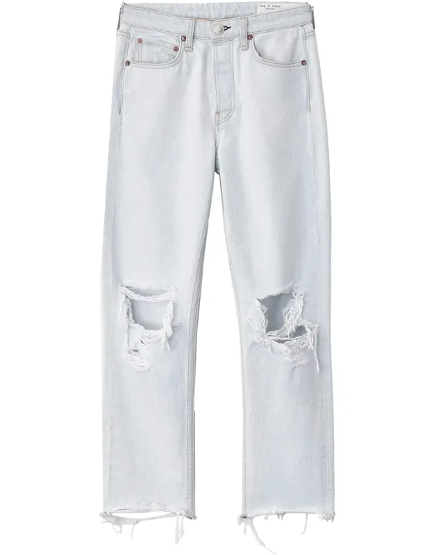 Maya High Rise Slim Ditch Plain Ripped Jeans